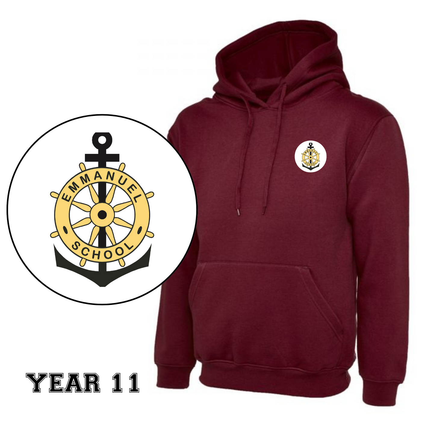 Emmanuel School Year 11 Leavers Hoodie